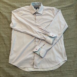 Report Collection Subtle Patterned Dress Shirt men’s size medium